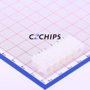HX63080-6AN Wire-to-Board Pin Header Through hole Component (THT),P=6.35mm Connector 1x6P 6.35mm Through Hole 6P - Product Image 1