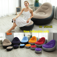 Canapé Gonflable Pliable et Portable, Design Moderne 2025, pour Dortoir, Chambre, Salon, Extérieur et Camping