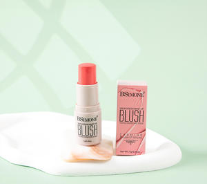 Rubor en Crema de un Solo <span class=keywords><strong>Color</strong></span>, Sin Grumos, Estilo Europeo y Americano, <span class=keywords><strong>Color</strong></span> de Maquillaje con Efecto Beso de Sol, Barra de Rubor, Lápiz Labial, Crema Multiusos - Product Image 5