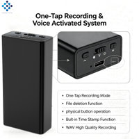 Livre d'or audio Q65+ avec enregistrement à une touche pour notes de conférence, réducteur de bruit, enregistreur vocal pour réunions de conseil