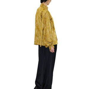 <span class=keywords><strong>Camicia</strong></span> di seta a maniche lunghe in stile cinese Casual allentata di vendita calda estiva con dettagli sul collo della sciarpa - Product Image 4