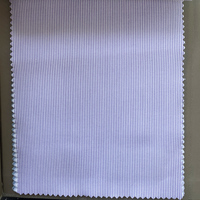 Tissu en coton respirant léger à rayures verticales, teint en fil, 100 % coton, pour la production de chemises