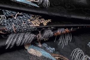 قماش بوليستر فاخر منسوج بنقشة الجاكار والدانتيل مع طلاء PVC لفساتين الزفاف والملابس الرسمية والحقائب - للأولاد والبنات - Product Image 3