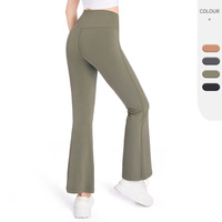 Einfache Sport-Leggings mit Eigenem Logo, Hohem Bund, Elastisch, Schnelltrocknend, Po-Formend, für Fitness, Workout und Yoga