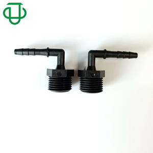 Coude à trois branches fileté G1/2 de haute qualité en plastique PP, accessoire universel pour raccords de conduites d'eau, de gaz et de caoutchouc - Product Image 1