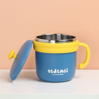 Boîte à lunch isotherme en acier inoxydable 500 ml pour enfants, mignonne, avec isolation sous vide, en matériau de qualité alimentaire écologique