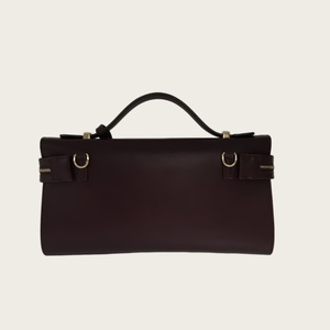 Bolso de Mano Cuadrado de Cuero PU para Mujer, con Cierre, Asa Única, Estilo Clásico, para Uso Diario, Impermeable, Gran Capacidad - Product Image 2