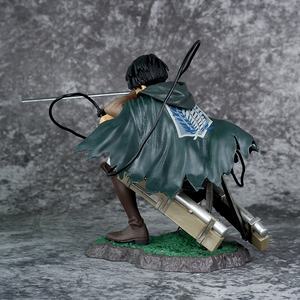 Figura de Anime de Levi Ackerman de <span class=keywords><strong>Ataque</strong></span> <span class=keywords><strong>a</strong></span> <span class=keywords><strong>los</strong></span> <span class=keywords><strong>Titanes</strong></span> de 14 cm de PVC para Colección, Decoración, Modelo de Juguete - Product Image 3