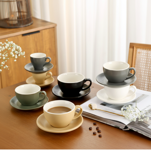 Juego de Tazas de Café de Cerámica, Estilo Nórdico Retro, Pequeñas y Lujosas, para Latte Art, Té de la Tarde, Tazas Creativas y Sencillas para <span class=keywords><strong>Espresso</strong></span> - Product Image 1