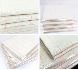 Gros tissu <span class=keywords><strong>de</strong></span> <span class=keywords><strong>moine</strong></span> lignes marquées tissu <span class=keywords><strong>de</strong></span> touffetage primaire pour coudre des tapis tufting pistolets poinçon aiguille tissu broderie - Product Image 5