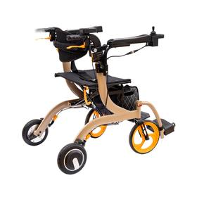 Zware aluminium elektrische loophulp, opvouwbaar ontwerp, elektrische rollator voor gehandicapten - Product Image 3