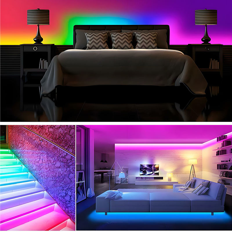 Mood Lighting RGBIC Strips 19W 24V COB Smart Home Light Strip for Next-gen Smart Homes Sync Ambient TV Backlighting