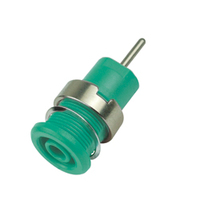 Connecteur banane en laiton de haute qualité pour panneau de sécurité 4 mm, nickelé, 32 A, pour carte PCB