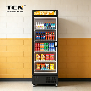 Distributeur automatique de nourriture et de boissons intelligent AI TCN Wholesale, capacité 530L, avec caméra et surveillance à distance - Product Image 1