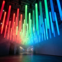Luces de Discoteca DMX512 LED 3D RGB IP65 PVC, Tubo de Luz Vertical