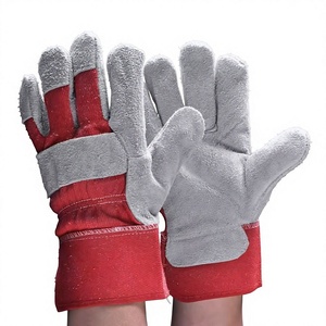 Hot Sale Reinforced Double Palm Wholesale <b>Driver</b> <b>Gloves</b> Goatskin Leather Anti-Chemical & Anti-Freeze Winter Construction Work - Product Image 4