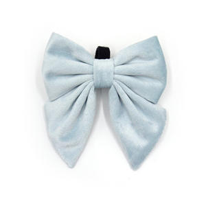 Collier à nœud papillon en polaire douce pour chiens <span class=keywords><strong>et</strong></span> chats, nœud marin, nœud papillon réglable avec velcro, confortable, multicolore - Product Image 6