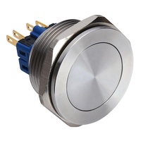Since 1988 ONPOW (CE, ROHS) high round 30mm latching 1NO1NC stainless steel push button switch