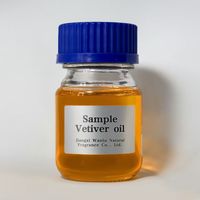 Huile Essentielle Originale d'Usine 100% Pure et Naturelle en Vrac, Huile de Vétiver pour la Fabrication de Parfums et l'Aromathérapie, Douce et Fraîche pour Tous Types de Peau