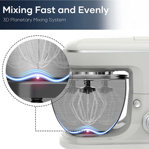 Bol de mélange polyvalent aide à pétrir machine à lait mélangeur à milk-shake cuisine pâte robot pétrin mélangeur électrique - Product Image 2