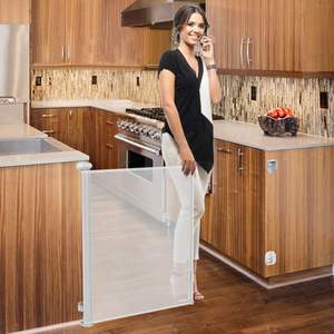 2025 nuovo sconto di promozione del prodotto SG021 prodigio Super ampio per bambini a rete retrattile porta del cancello del bambino per la barriera delle scale - Product Image 5