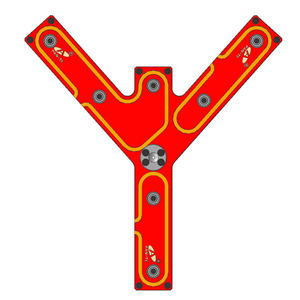 6-point Glue Feeding System <strong>Thot</strong> Runner Manifold Flow Spreader Plate With Tubular Heater for Plastic Injection Molding Machine - Product Image 3