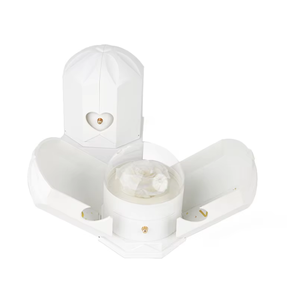Boîte à bijoux de luxe à double ouverture avec rose éternelle et motif LOVE, pour ranger bagues et colliers, idéale pour les cadeaux de Saint-Valentin et les propositions de mariage - Product Image 6