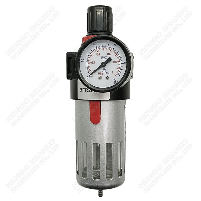 BFR2000 BFR3000 BFR4000 1/4'' 3/8'' 1/2'' BFR Series Aluminum Air Filter Regulator and Pressure Gauge
