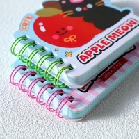 Mini Spiralblock in Spezialform Apple Meow 86*76mm 60 Blatt 80g/m² Kinder-Schreibwaren Großhandel DEPAI