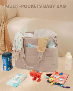 BSCI Factory Grand <span class=keywords><strong>sac</strong></span> fourre-tout de voyage imperméable avec matelas à <span class=keywords><strong>langer</strong></span> confortable pour les parents en déplacement - Product Image 5