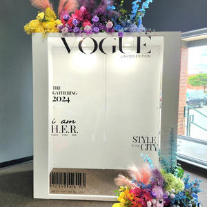 Photobooth Personnalisé en Forme de Magazine Vogue, Housse de Photobooth pour <span class=keywords><strong>Mariage</strong></span>, Fête ou Événement - Product Image 6
