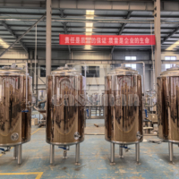 Cuve de Fermentation à Couvercle Extérieur en Acier Inoxydable CASSMAN 304/316L, Réservoir sous Pression, Moteur Personnalisable, 2000L, pour la Production de Bière, Shandong