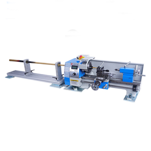 <span class=keywords><strong>Torno</strong></span> manual de <span class=keywords><strong>metal</strong></span> <span class=keywords><strong>mini</strong></span> 210 de doble mandril para reparación de varillas de billar - Product Image 2
