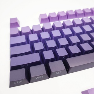 Shine Through PBT Double Shot Custom Keycap Set 133 Touches Gradient Purple <span class=keywords><strong>Cherry</strong></span> Profile Keyboard pour <span class=keywords><strong>Cherry</strong></span> <span class=keywords><strong>Gateron</strong></span> <span class=keywords><strong>MX</strong></span> Switches - Product Image 3