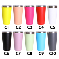 Mug de voyage personnalisé 16 oz en acier inoxydable, mug isotherme pour voiture, gourde de voyage à double paroi pour café