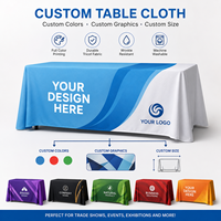 Nappe de stand professionnel pour foire d'emploi, avec logo personnalisé imprimé, pour salons carrières et stands d'information RH
