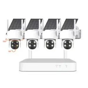 4mp Cctv Dvr Home Security Monitoring Camerasysteem Set 4mp 4-kanaals Dvr Kit Indoor Gezichtsdetectie Videobewakingscamera Kit
