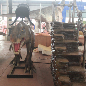 Dinosaurio Rideable de fábrica de dinosaurios robóticos para <span class=keywords><strong>Dino</strong></span> Rider, dinosaurio Animatronic para montar - Product Image 5