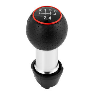 Poignée de levier de vitesse en cuir, 6 vitesses, pour véhicules Audi Volkswagen, conception ergonomique - Product Image 3