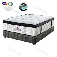 Matelas en latex de taille standard pour hôtel, certifié usine, vente en gros, en boîte, tailles Twin, Simple, King Size, avec ressorts ensachés en gel, OEM