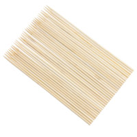 Brochettes en bambou naturel écologiques de qualité alimentaire 5,0 mm * 30 cm pour barbecue