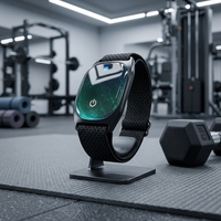 Brazalete de Monitorización de Frecuencia Cardíaca con Sincronización de Datos con APP, Compatible con Zwift y Strava, Herramienta de Análisis Profesional de Registro de Entrenamiento