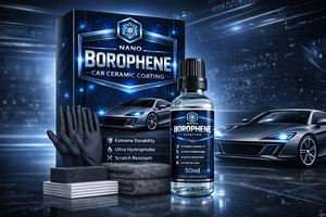 GRAPHONEX Borophene ProBoron - Revestimiento Cerámico Nano para Automóviles Mejorado con Boro, 50 ml |   Durabilidad Extrema Protección Ultra Hidrofóbica Contra Rayones - Product Image 5