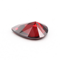 Pierres synthétiques de coupe de poire CZ Zircon cubique en vrac