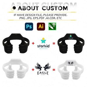 Soporte Ajustable para Móvil de PP, Regalo Promocional, Creativo y Bonito, con Diseño de Pulgar Hacia Arriba y Logotipo Personalizado - Product Image 3