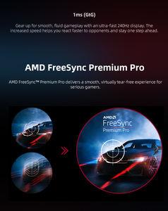 Moniteur LCD pour ordinateur de jeu, ultra-fin, 144 <span class=keywords><strong>Hz</strong></span>, 240 <span class=keywords><strong>Hz</strong></span>, 360 <span class=keywords><strong>Hz</strong></span>, IPS, 32, 27, 24 pouces, sans cadre, 1080p, 2K, 4K, IPS, LED, pour joueur - Product Image 6