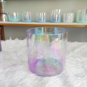 Cuenco de Cristal Transparente, Cuencos de Cristal de Cuarzo de Color Chakra, Instrumentos de Sanación por Sonido - Product Image 4