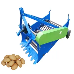 Mesin panen kentang pemanen bawang putih buatan Tiongkok oleh traktor digerakkan
