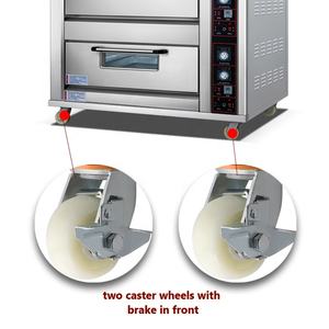 Four à pain électrique à prix avantageux, four de boulangerie industriel au Pakistan, <span class=keywords><strong>plaque</strong></span> chauffante, possibilité d'ajouter de la pierre ou de la vapeur, 5 plateaux/10 plateaux - Product Image 5