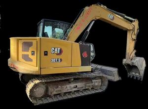 รถขุดขนาดเล็ก CAT 307.5 มือสอง 7 ตัน ผลิตในญี่ปุ่น เครื่องจักรไฮดรอลิกพร้อมเครื่องยนต์แคตเตอร์พิลลาร์ อุปกรณ์ก่อสร้างขนาดกะทัดรัด - Product Image 5